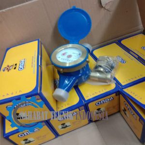 Jual Water Meter Brass ONDA Size 1 Inch ( Dn 25mm )