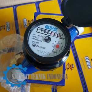 Water Meter ONDA Brass SNI Size 3/4 Inch
