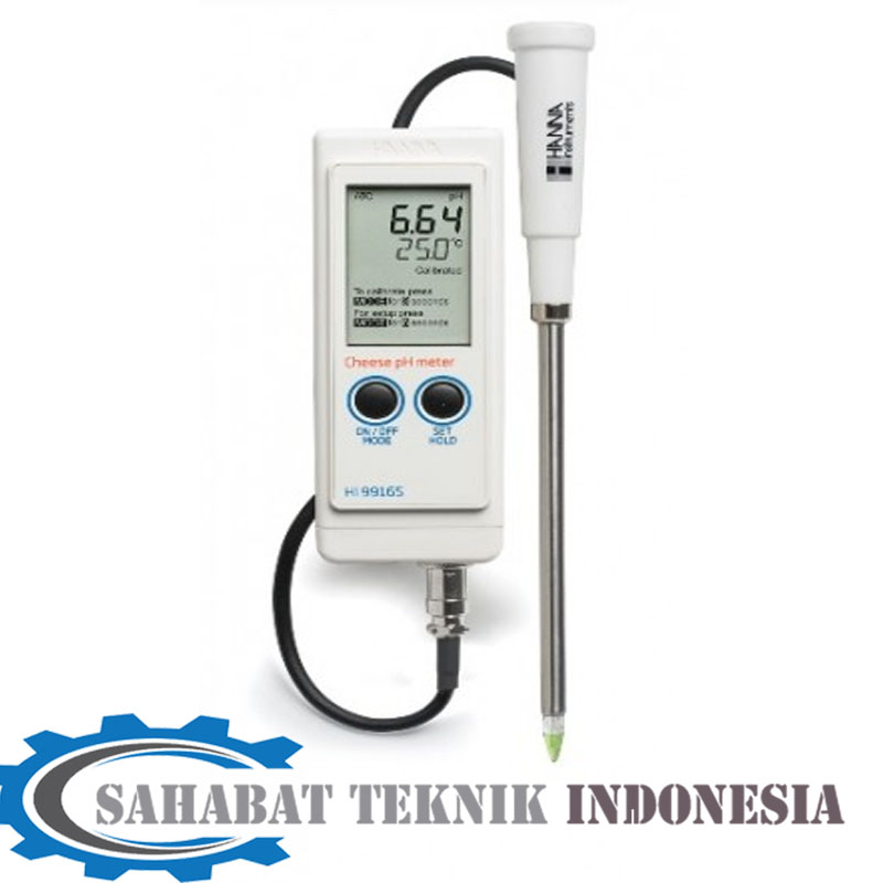 Jual pH(Meters) Hanna HI99165 Cheese pH Portable Meter (HACCP)