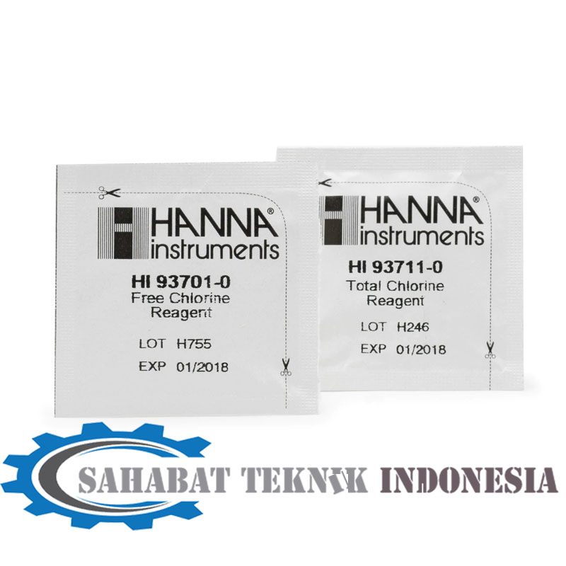 Jual HI38017-200 Free and Total Chlorine (Low and Medium Range) Test Kit Replacement Reagents Hanna (200 tests)