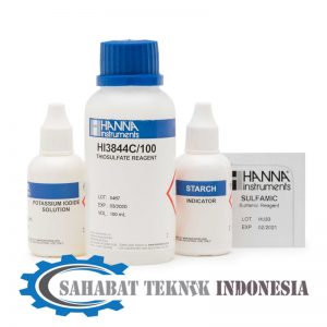 Jual HI38023-100 Total Chlorine Extended Range Test Kit Replacement Reagents Hanna (100 tests)