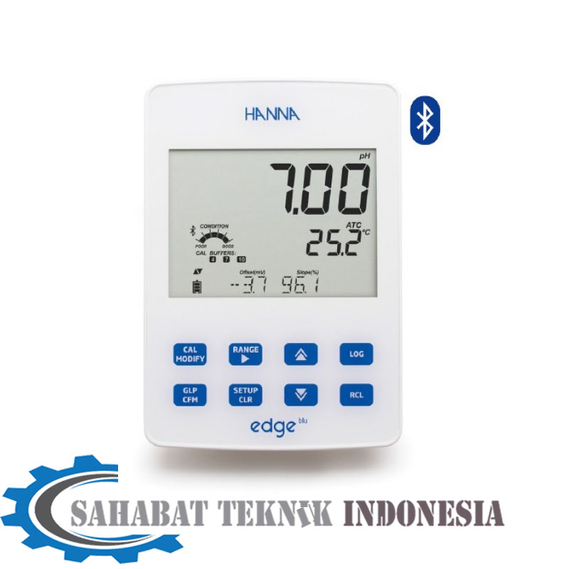 Jual Hanna HI2202 - pH Meter and HALO™ pH Probe with Bluetooth® Smart Technology - No Cable