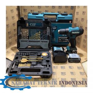 Jual Paket Mata Bor 70pc Mesin Bor Baterai Cordless Drill Makita DF333D