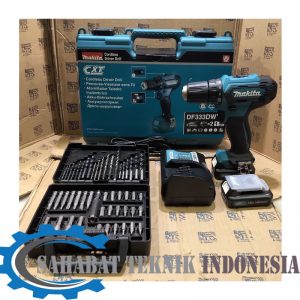 Jual Paket Mata Bor Set 50pc Mesin Bor Baterai Cordless Drill Makita DF331