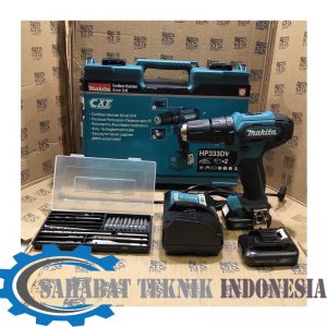 Jual Paket Mata Bor 21pc Mesin Bor Baterai Cordless Drill Makita HP331