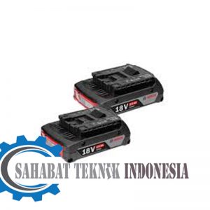 Jual Bosch Starter Kit Charger Plus Baterai 18V 2 Pcs