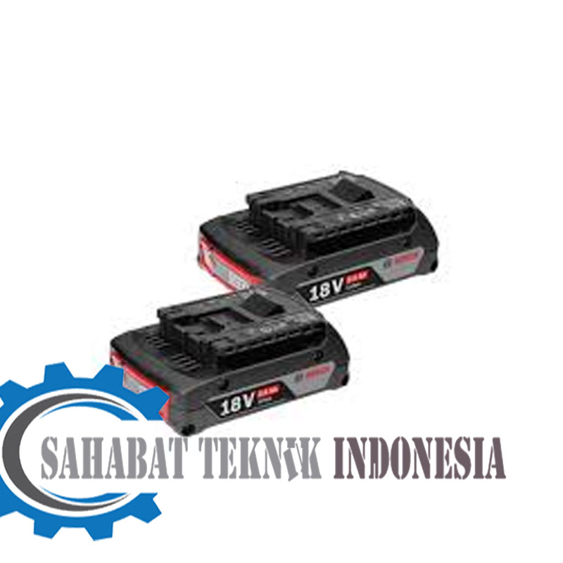 Jual Bosch Starter Kit Charger Plus Baterai 18V 2 Pcs