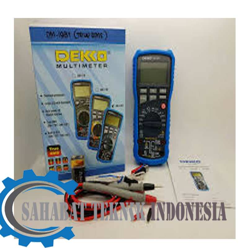 Jual Multimeter Digital DEKKO DM198T pengukur tegangan listrik