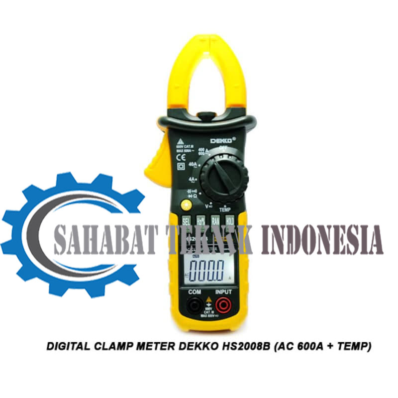 Jual CLAMP METER HS2008B DEKKO 600 AC Ampere
