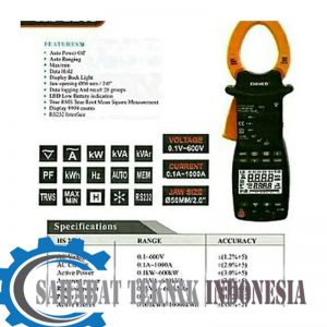 Jual Three Phase Digital Power Clamp Meter Dekko  HS 2203