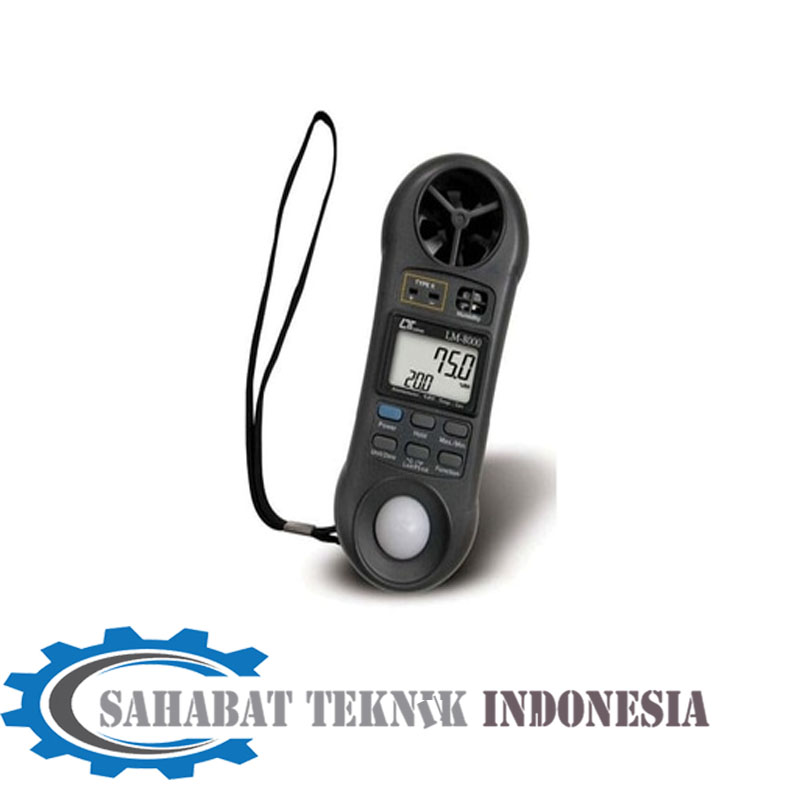 Jual Lutron LM-8000A 4 in 1, Anemometer + Humidity meter + Light meter + Thermometer
